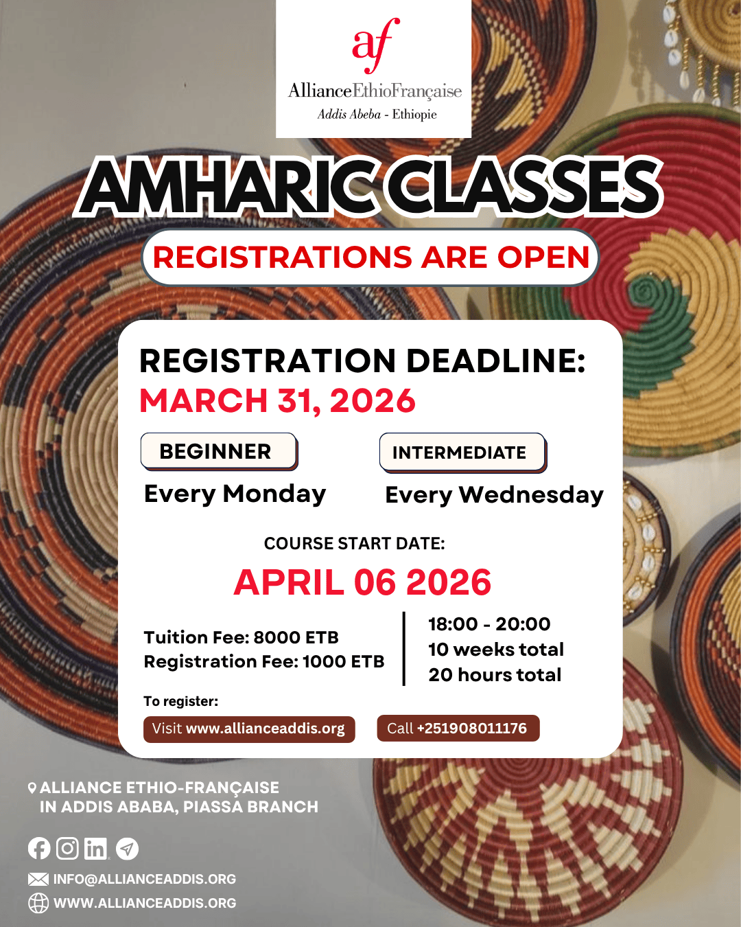 Amharic classes 