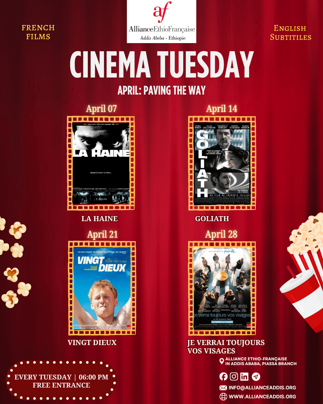 Cinema Tuesday- April