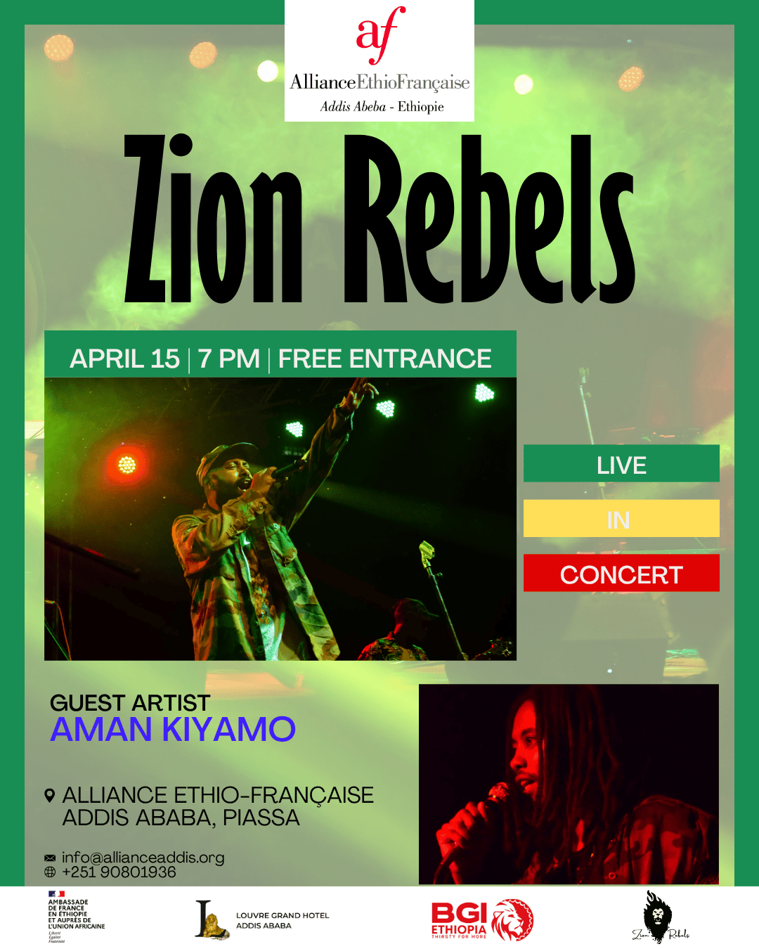 Zion Rebel Concert
