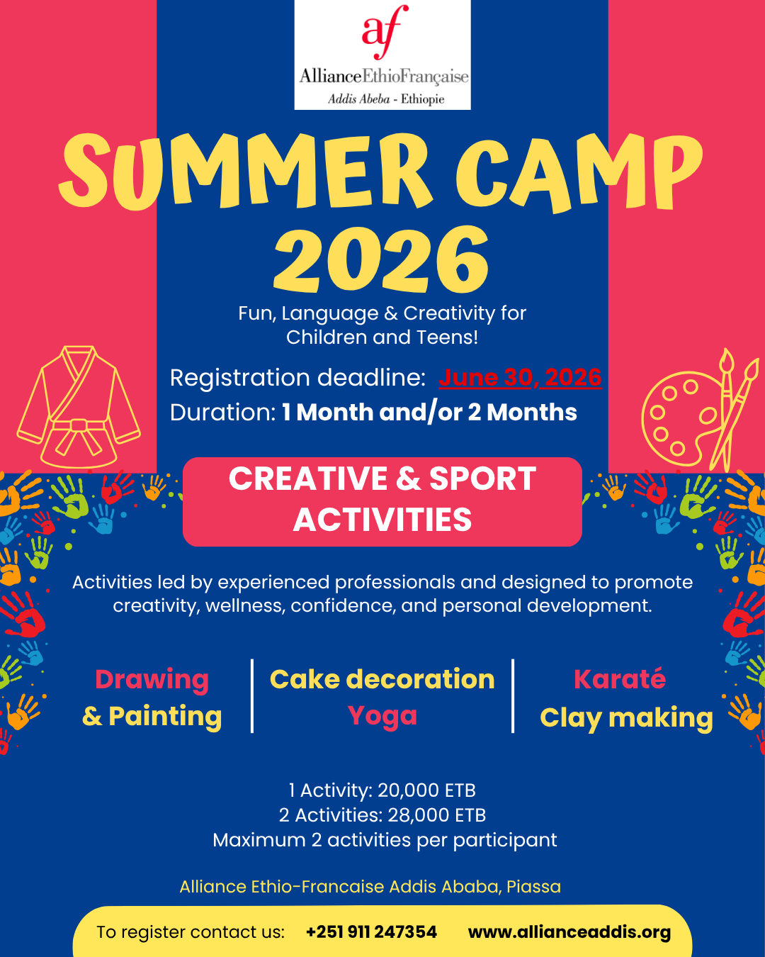 Creative & Sport activities