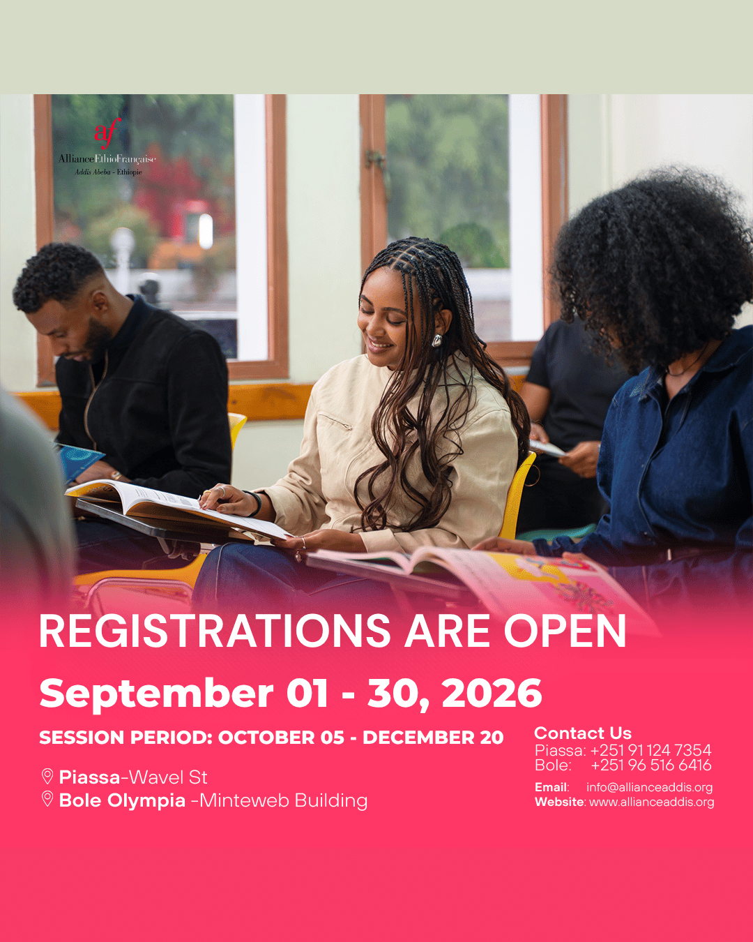 French course registration