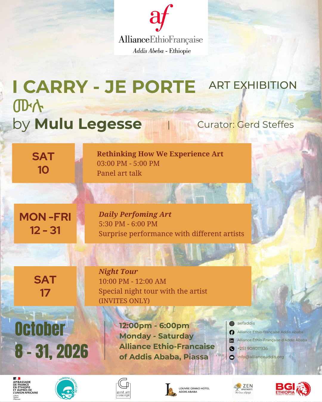 Art exhibition program